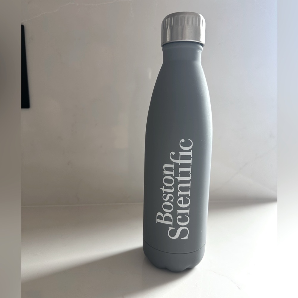 Boston Scientific Branded Stainless Water Bottle - Slate Gray